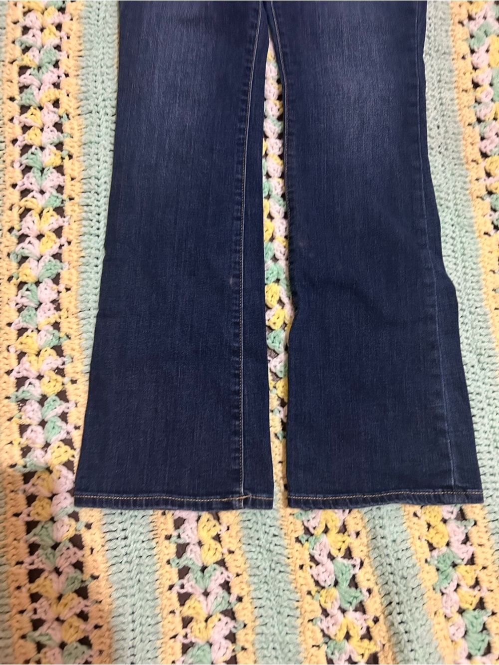 Arizona Jean Company Dark Blue Wide Leg Jeans - Picture 2 of 7